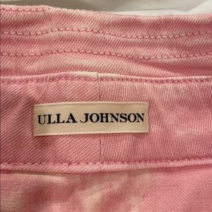 Ulla Johnson Pink Denim Skirt